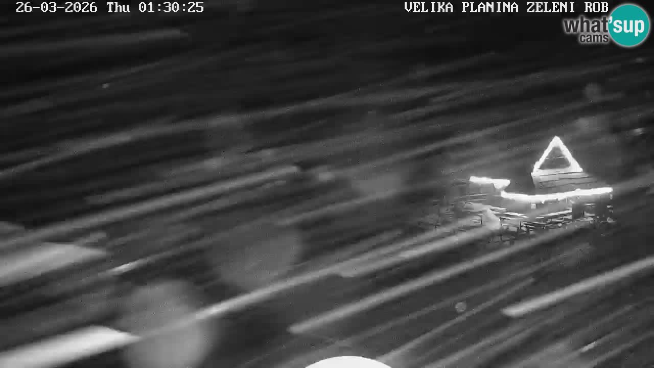 Zeleni Rob | Webcam en vivo Velika Planina