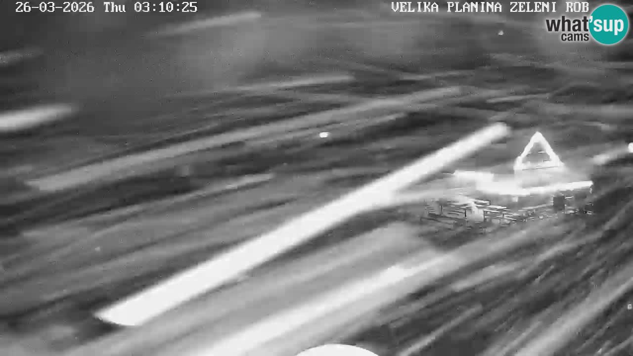 Zeleni Rob – kamera v živo | Velika Planina