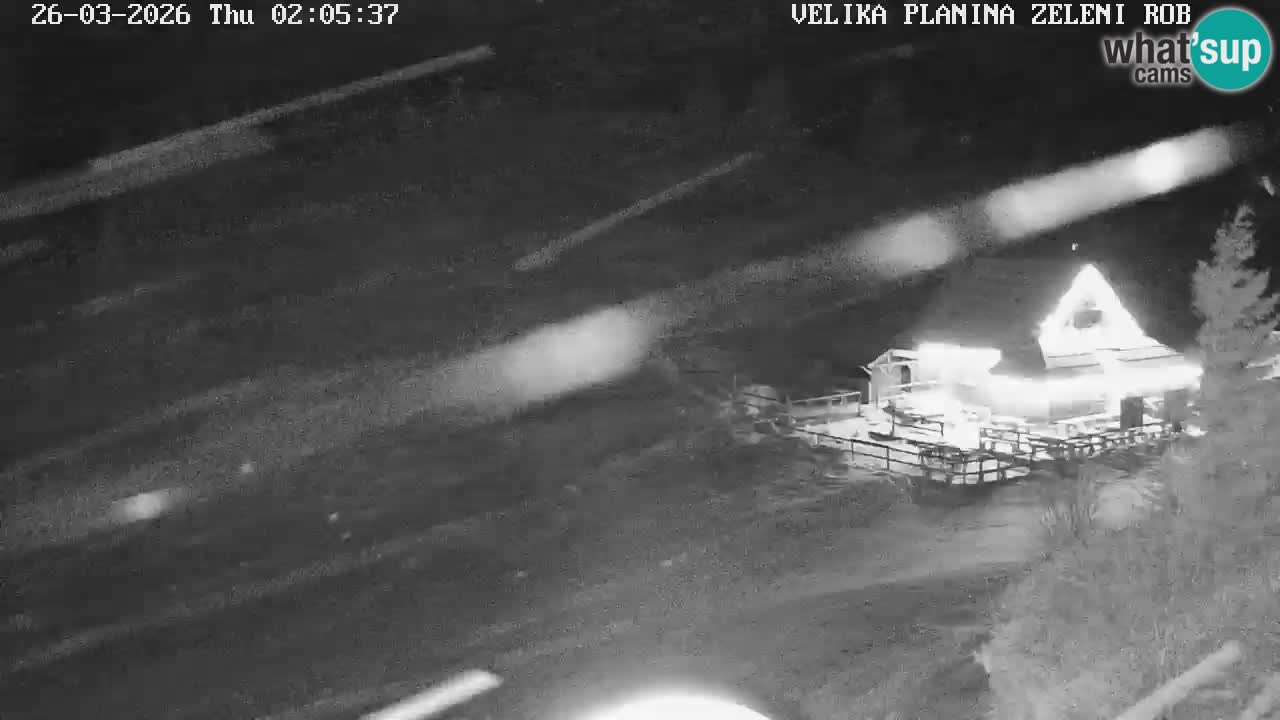 Zeleni Rob | Webcam en vivo Velika Planina