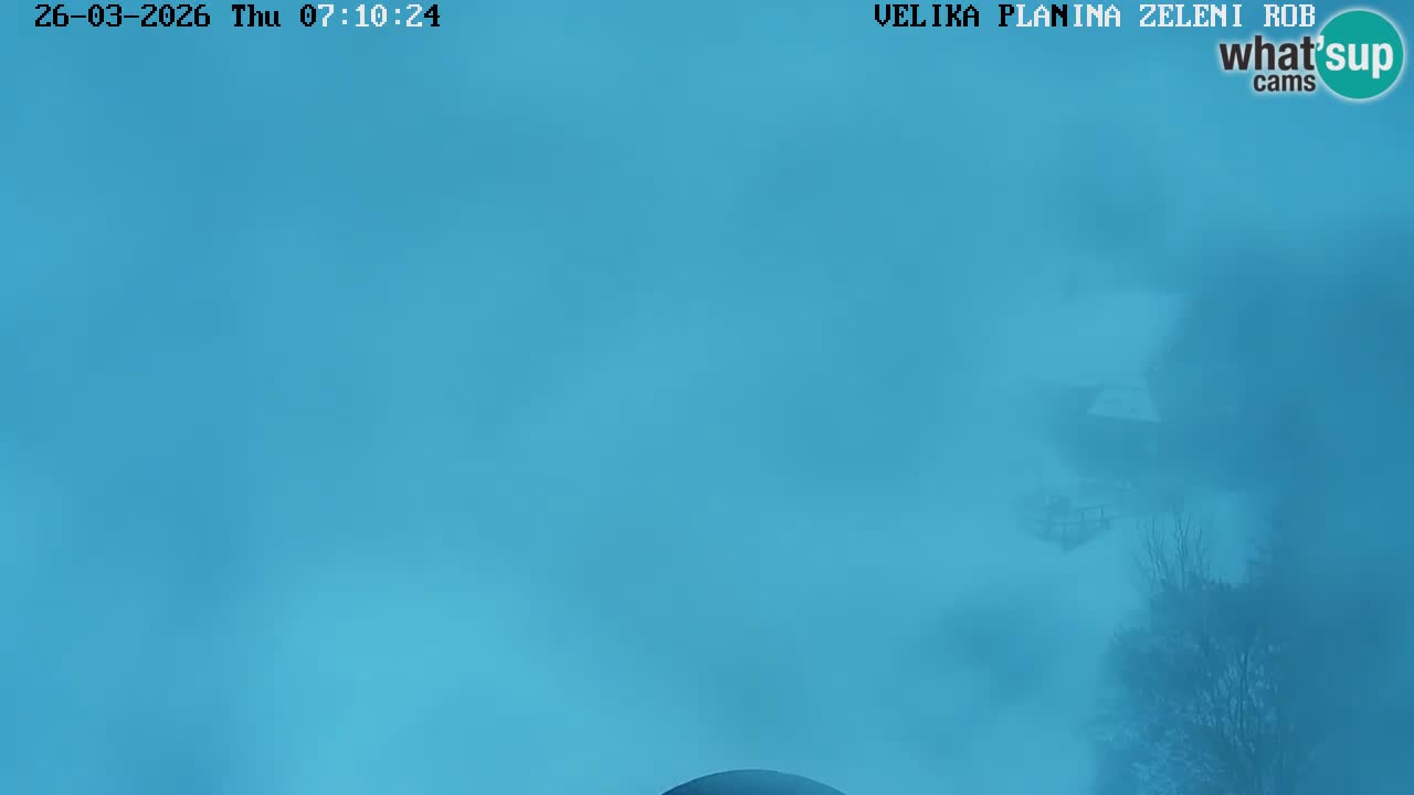 Zeleni Rob | Webcam en vivo Velika Planina