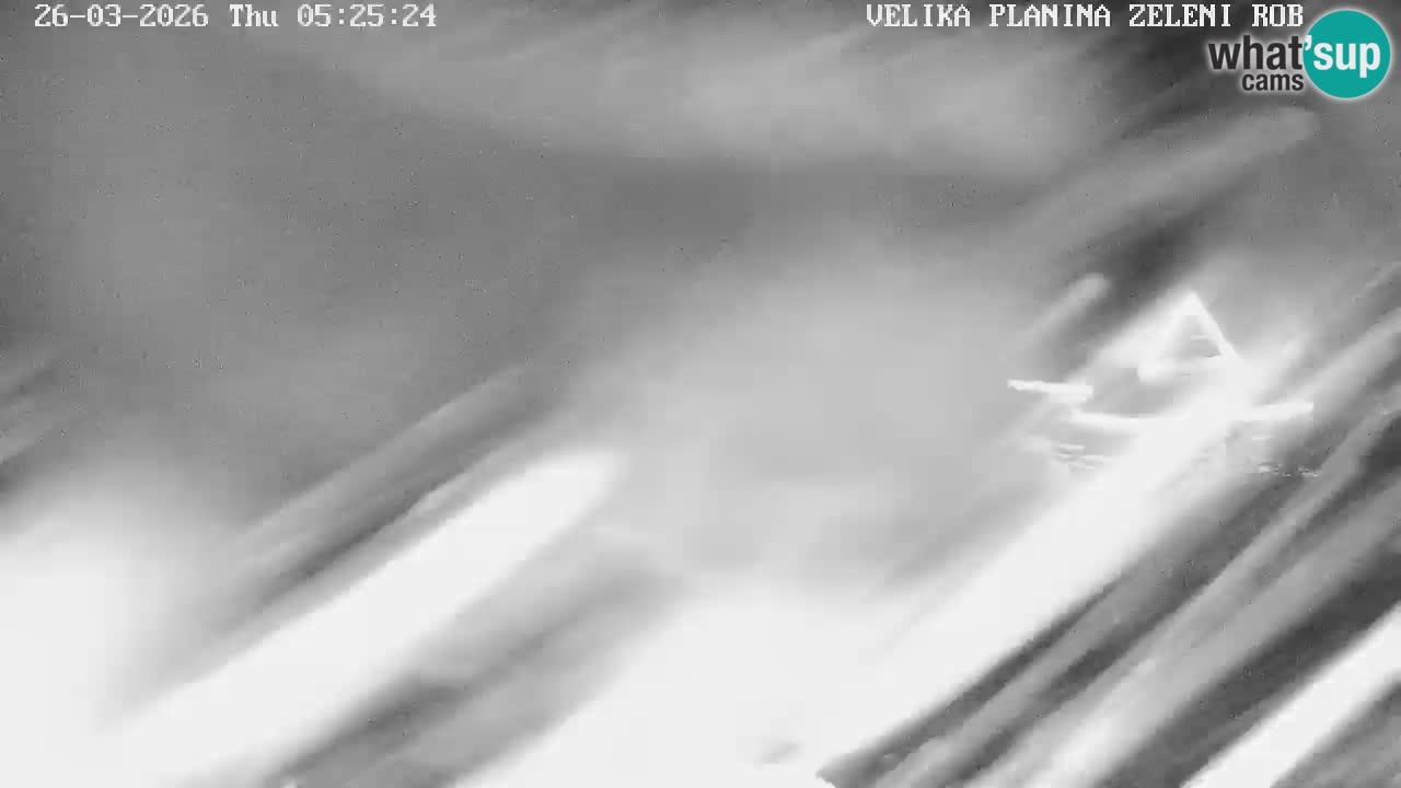 Zeleni Rob | Webcam en vivo Velika Planina
