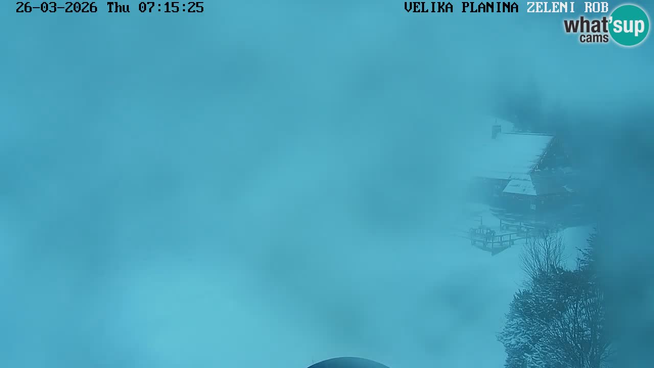Zeleni Rob | Webcam live Velika Planina