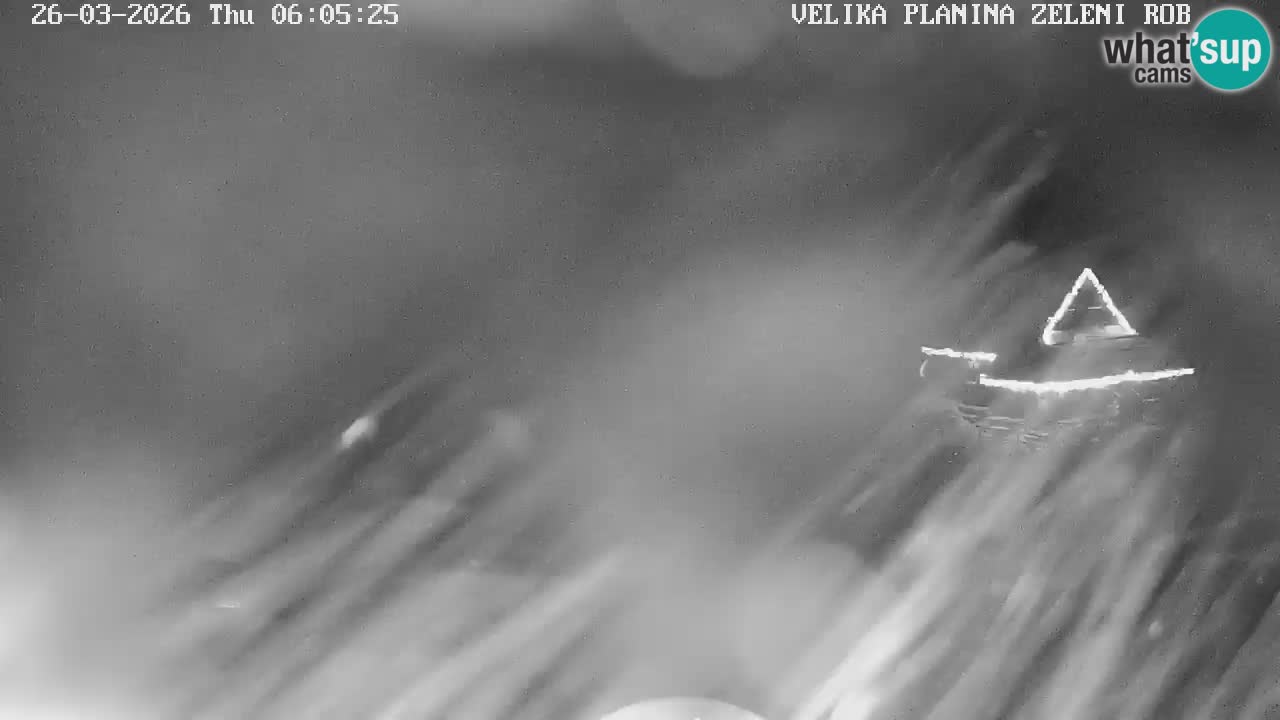 Zeleni Rob | Webcam en vivo Velika Planina