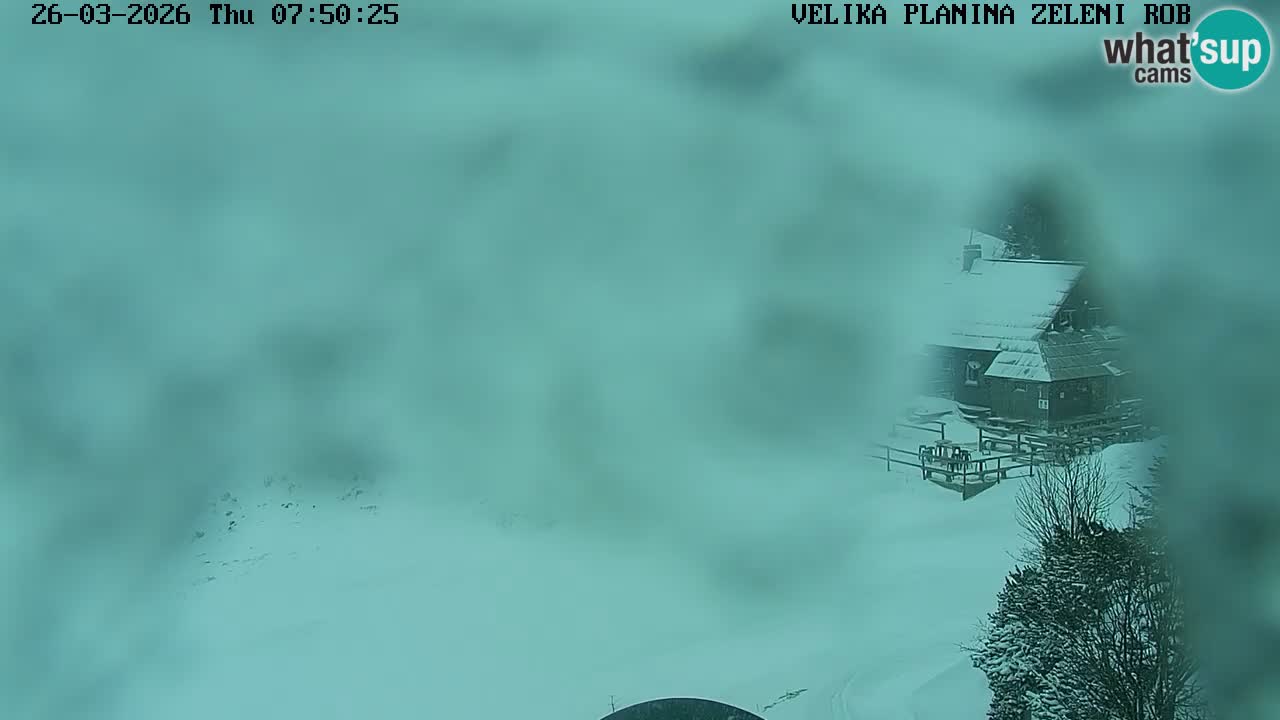 Zeleni Rob | Webcam live Velika Planina