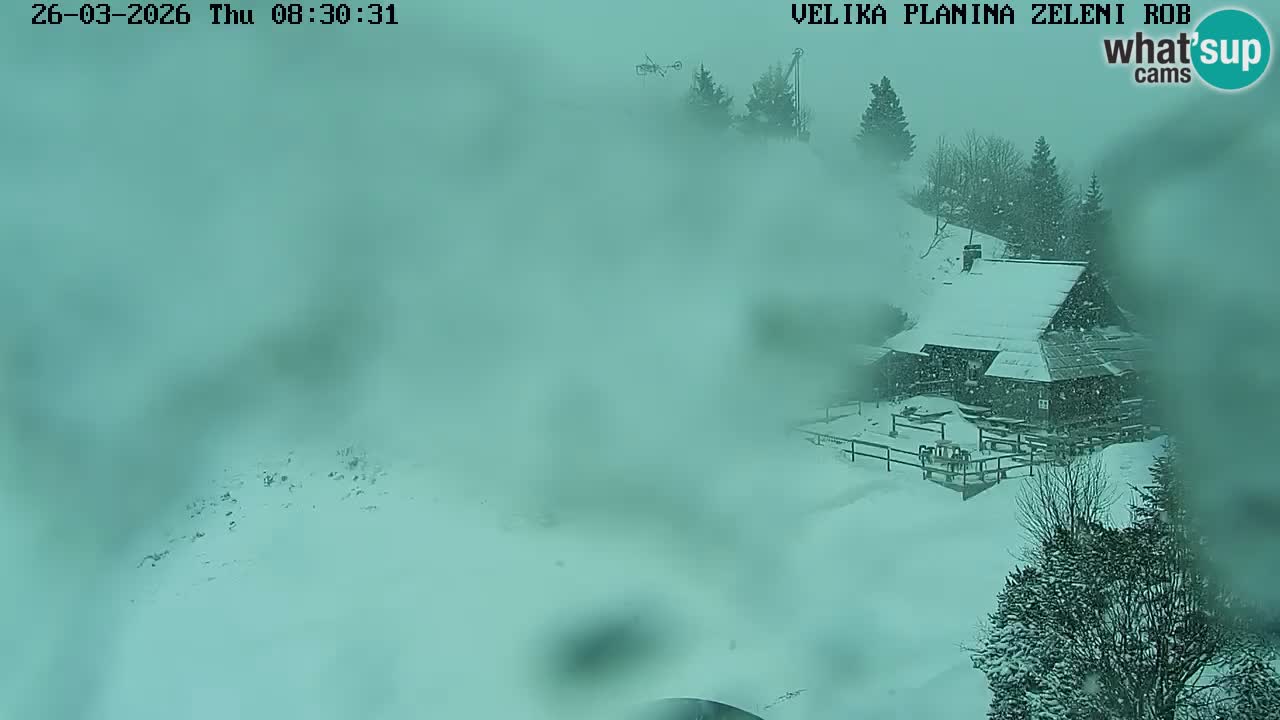 Zeleni Rob | Webcam live Velika Planina