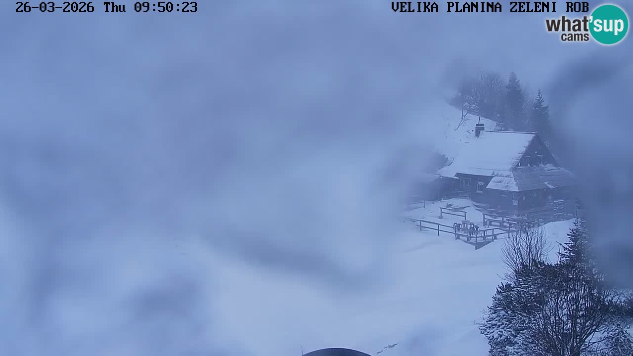 Zeleni Rob – Webcam live | Velika Planina