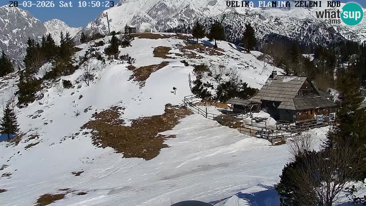 Zeleni Rob | Webcam live Velika Planina