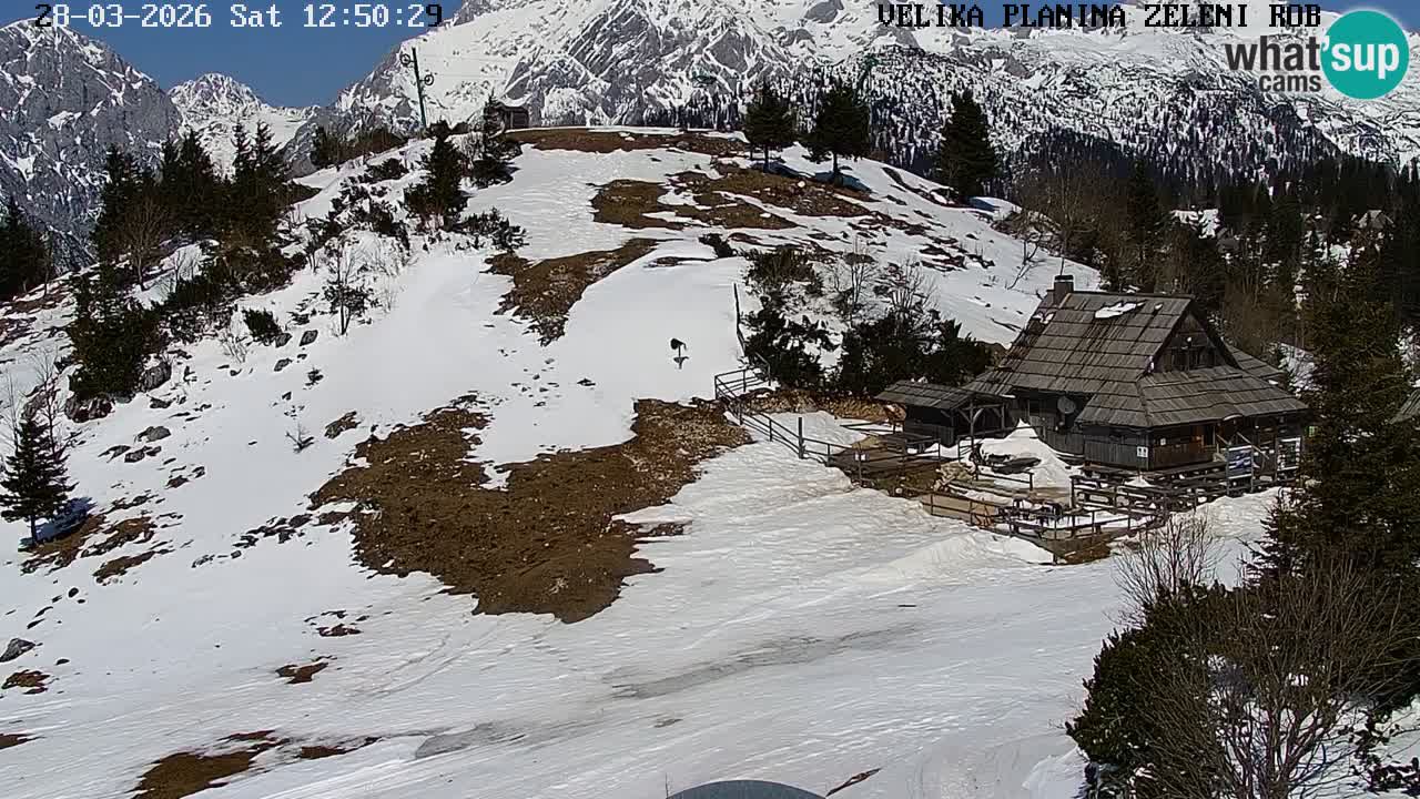 Zeleni Rob | Webcam live Velika Planina