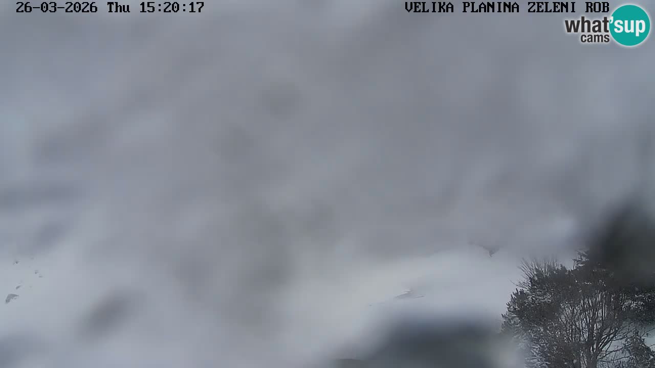 Zeleni Rob | Web kamera Velika Planina