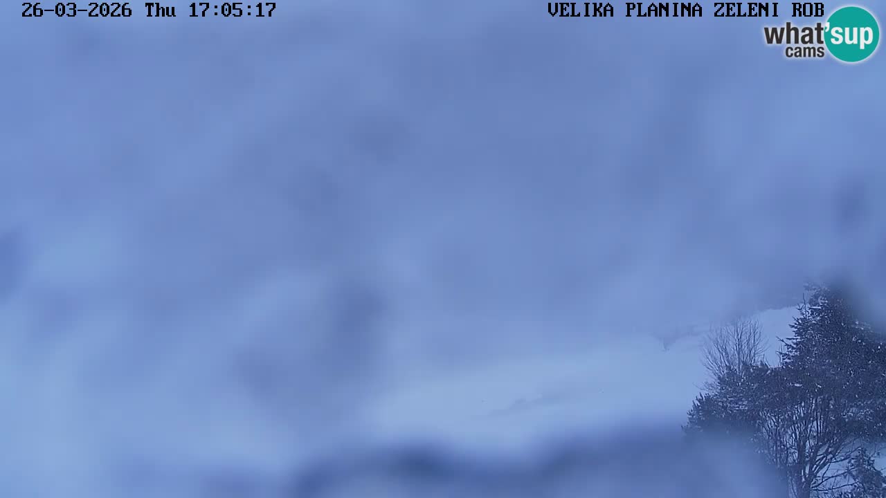 Zeleni Rob | Web kamera Velika Planina