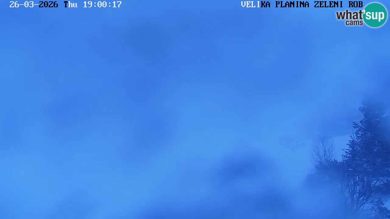 Zeleni Rob – Webcam live | Velika Planina