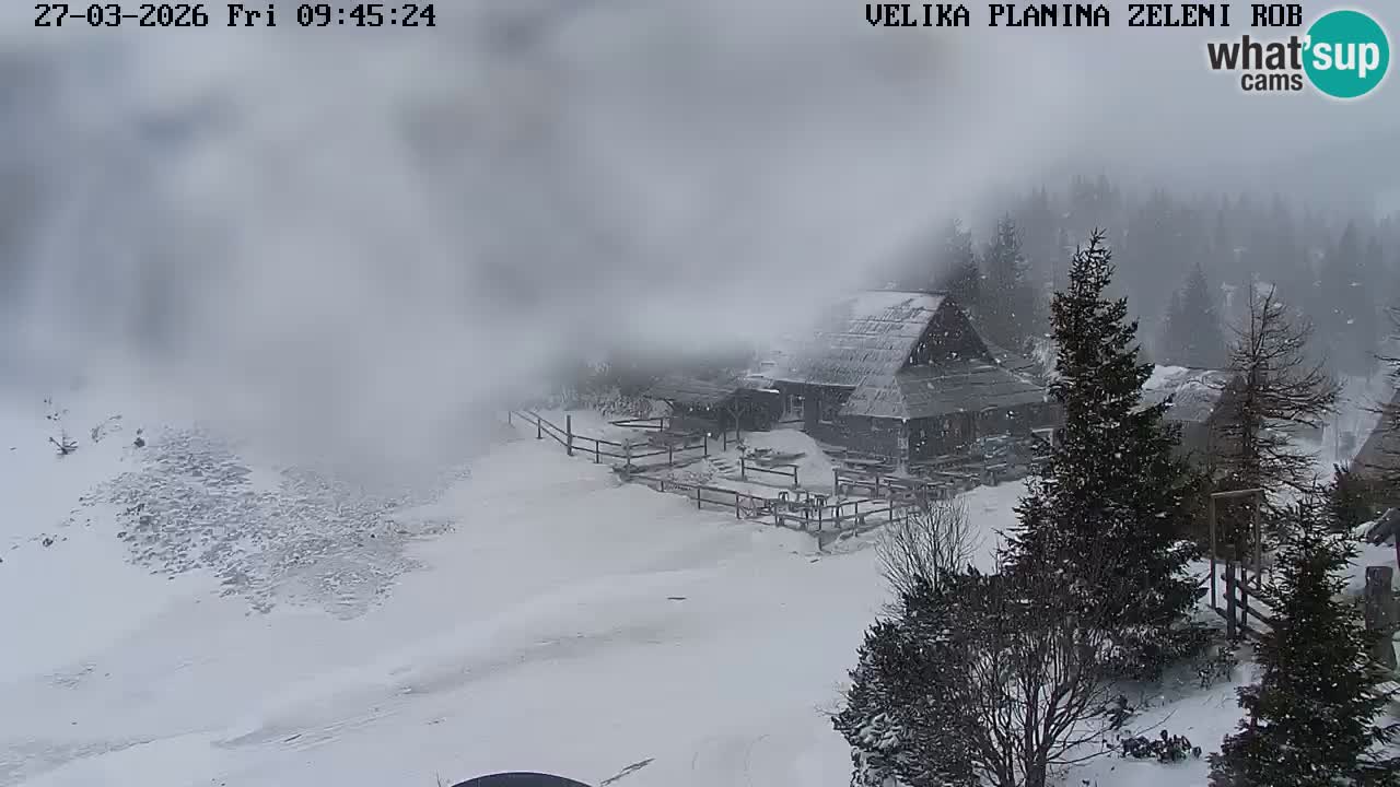 Zeleni Rob – Webcam live | Velika Planina