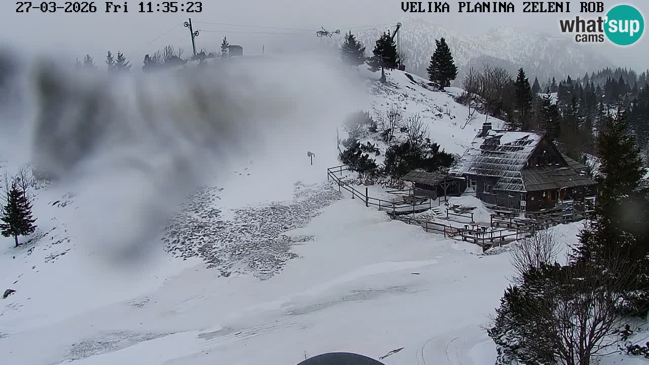 Zeleni Rob | Web kamera Velika Planina