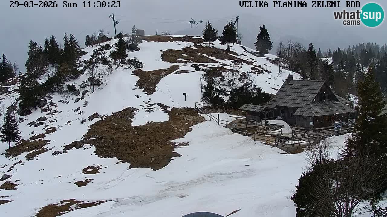 Zeleni Rob – Webcam live | Velika Planina