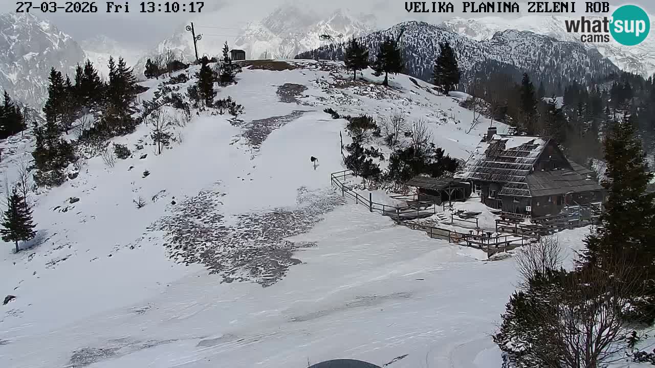 Zeleni Rob – Webcam live | Velika Planina