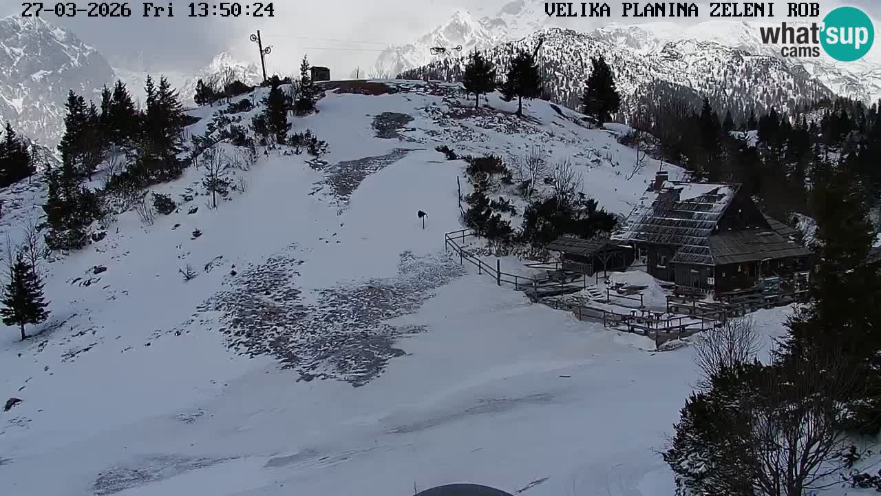 Zeleni Rob | Webcam live Velika Planina