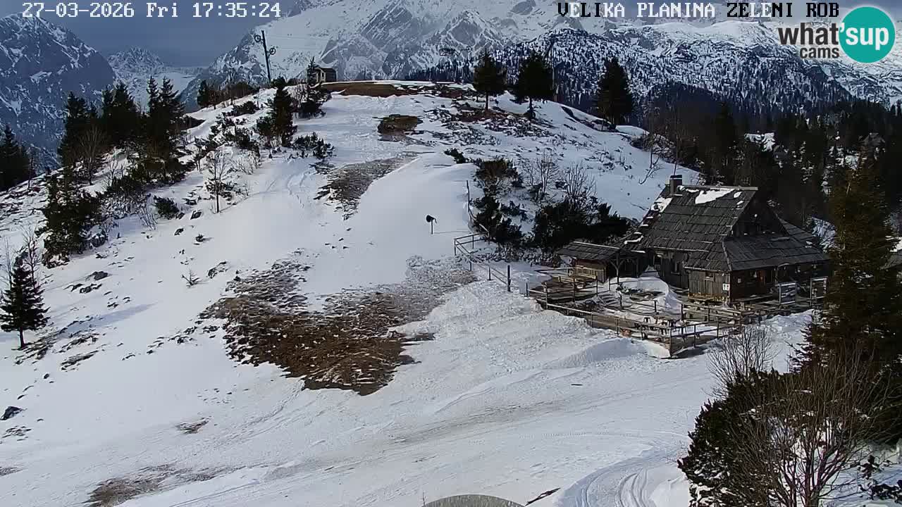 Zeleni Rob – Webcam live | Velika Planina