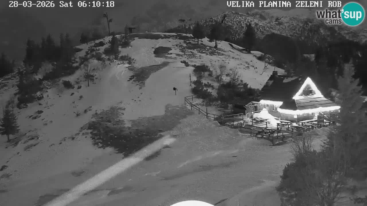Zeleni Rob | Webcam live Velika Planina