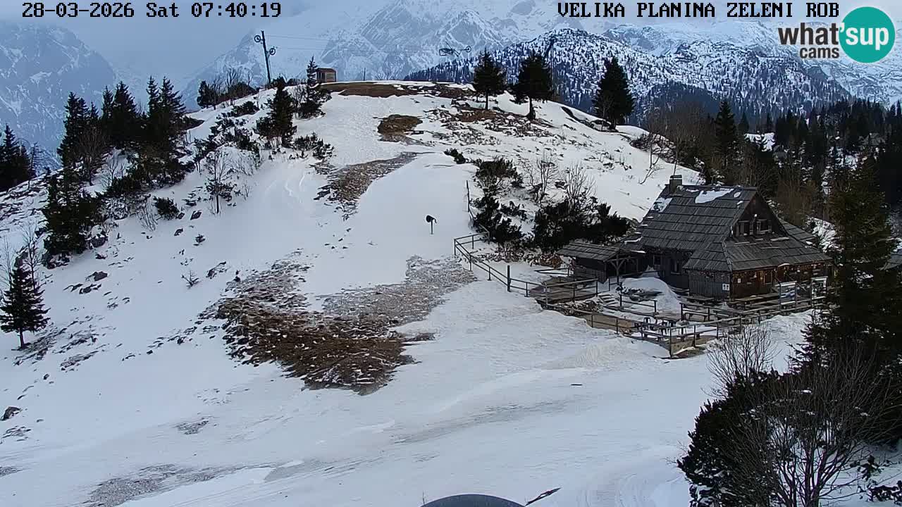 Zeleni Rob – Webcam live | Velika Planina