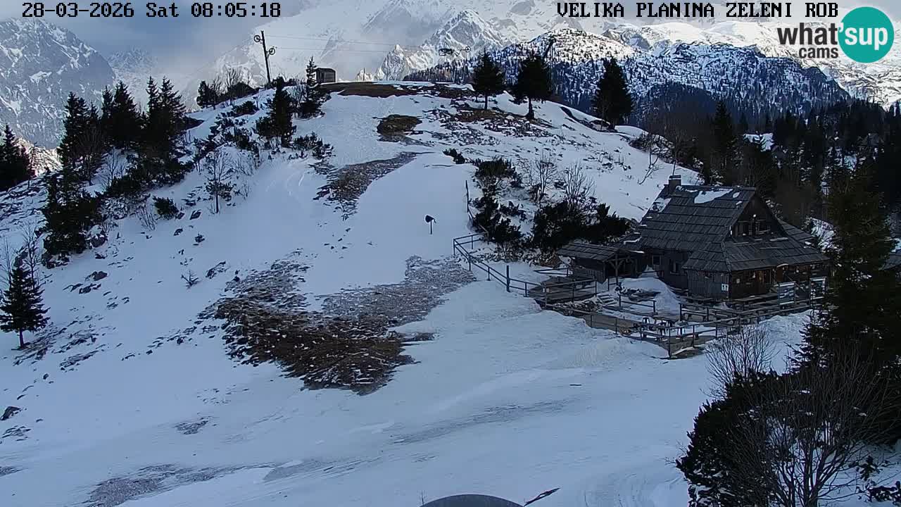 Zeleni Rob – Webcam live | Velika Planina