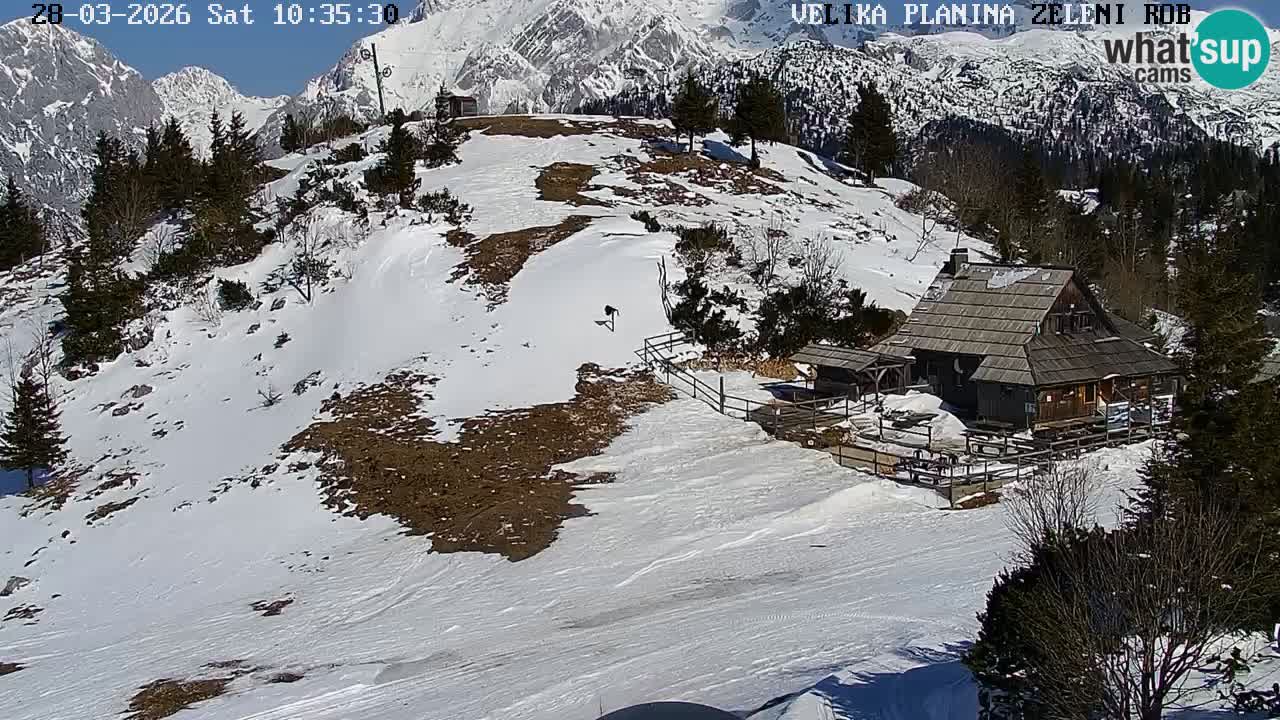 Zeleni Rob | Webcam live Velika Planina