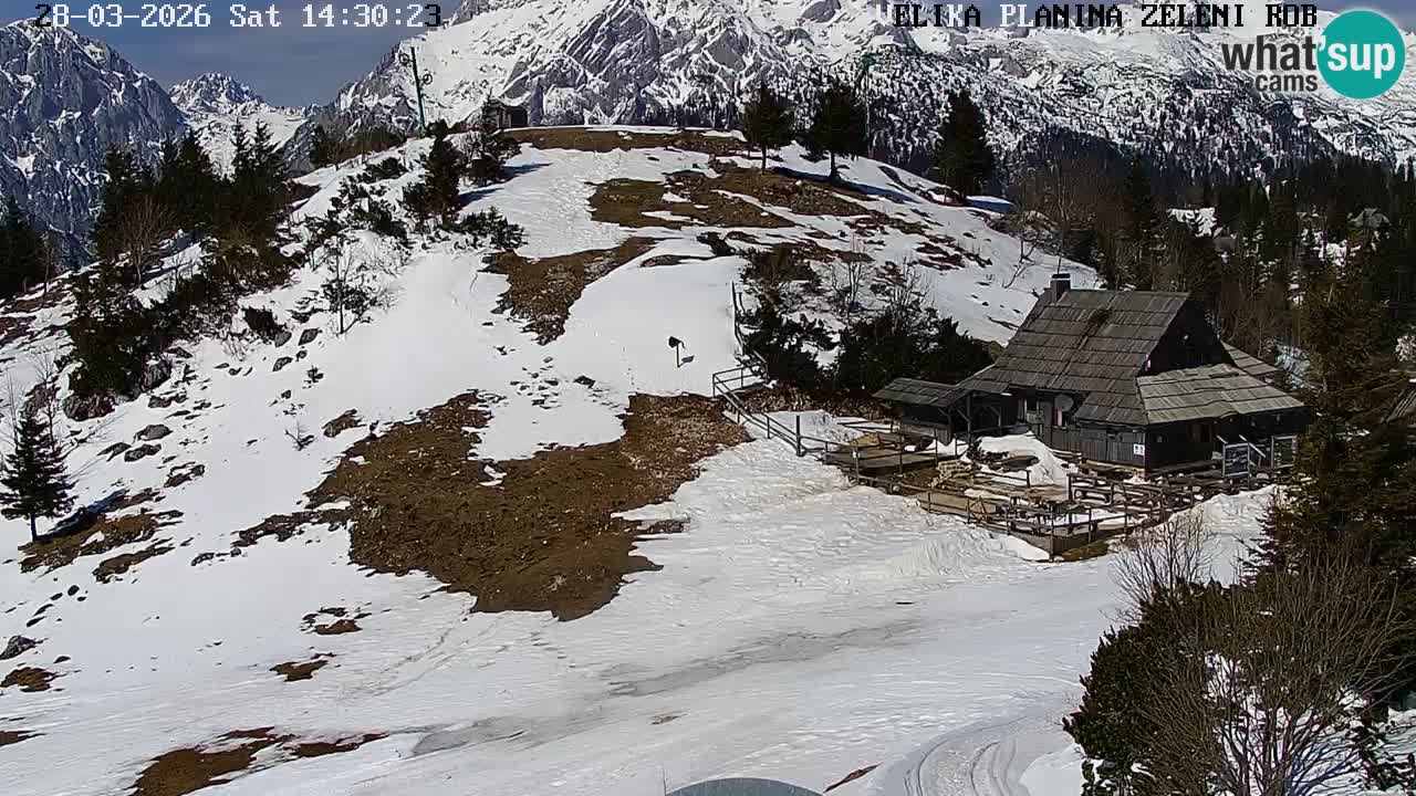 Zeleni Rob – Webcam live | Velika Planina