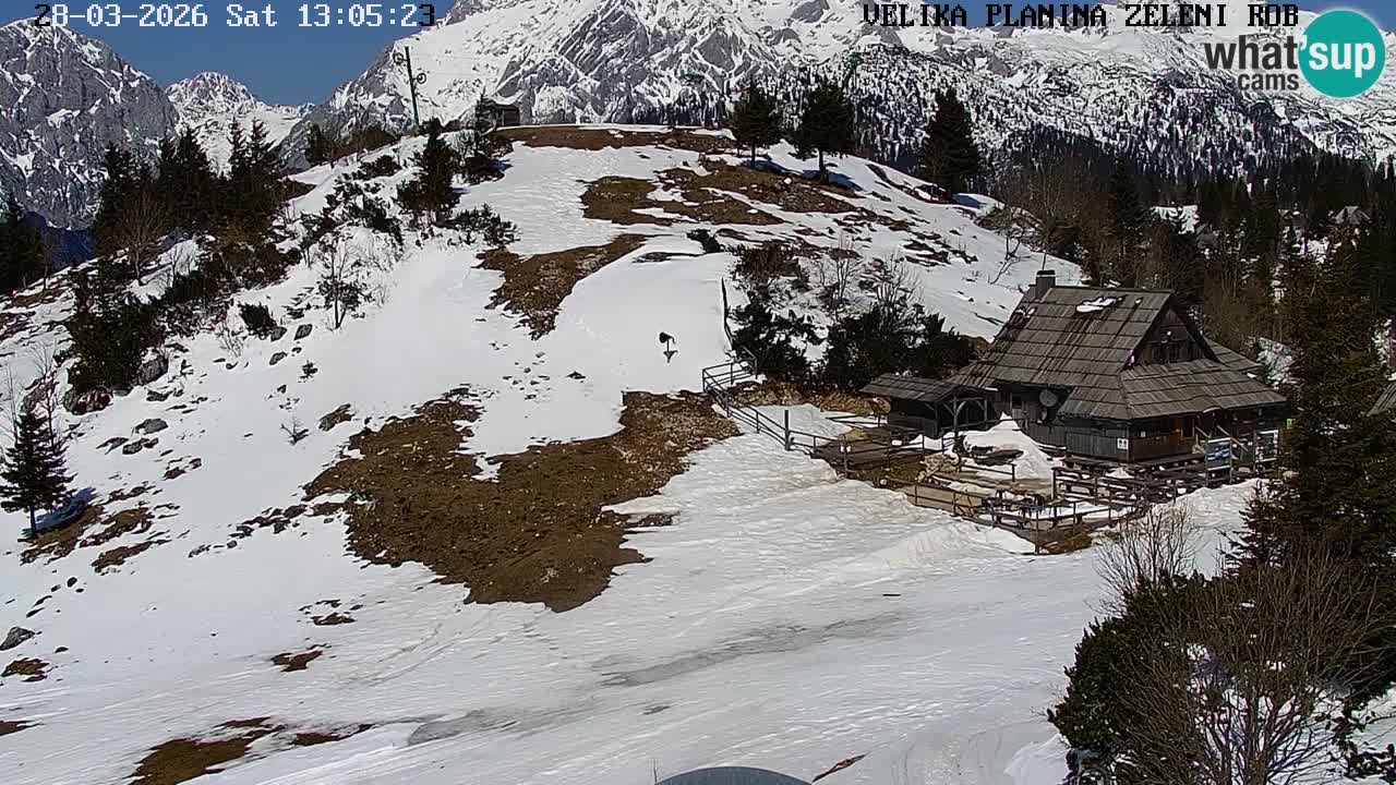 Zeleni Rob | Webcam live Velika Planina