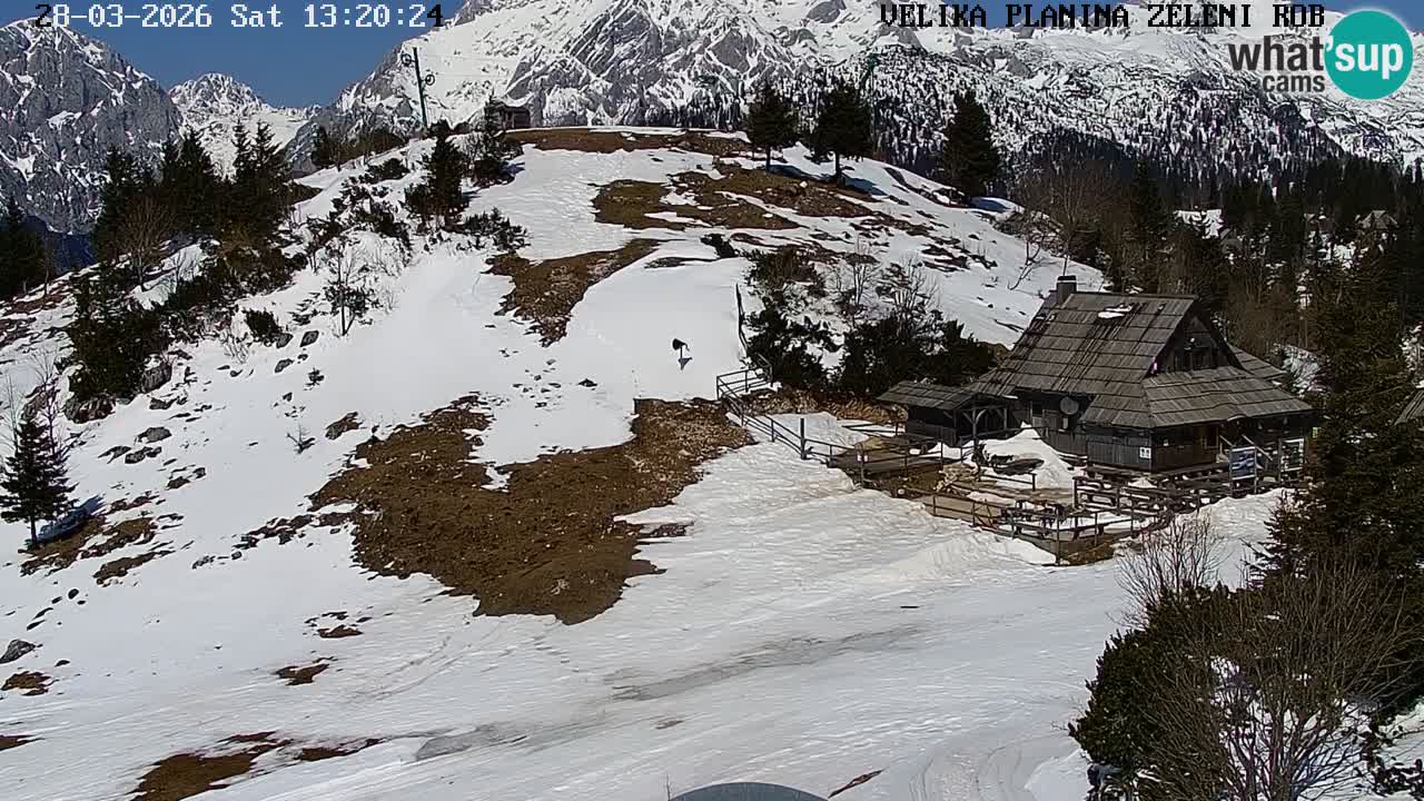 Zeleni Rob – Webcam live | Velika Planina
