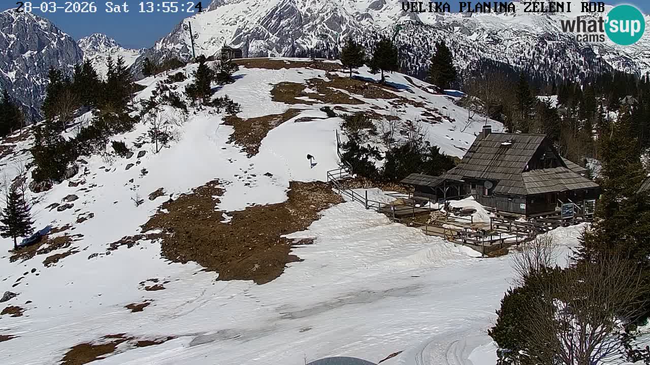 Zeleni Rob – Webcam live | Velika Planina