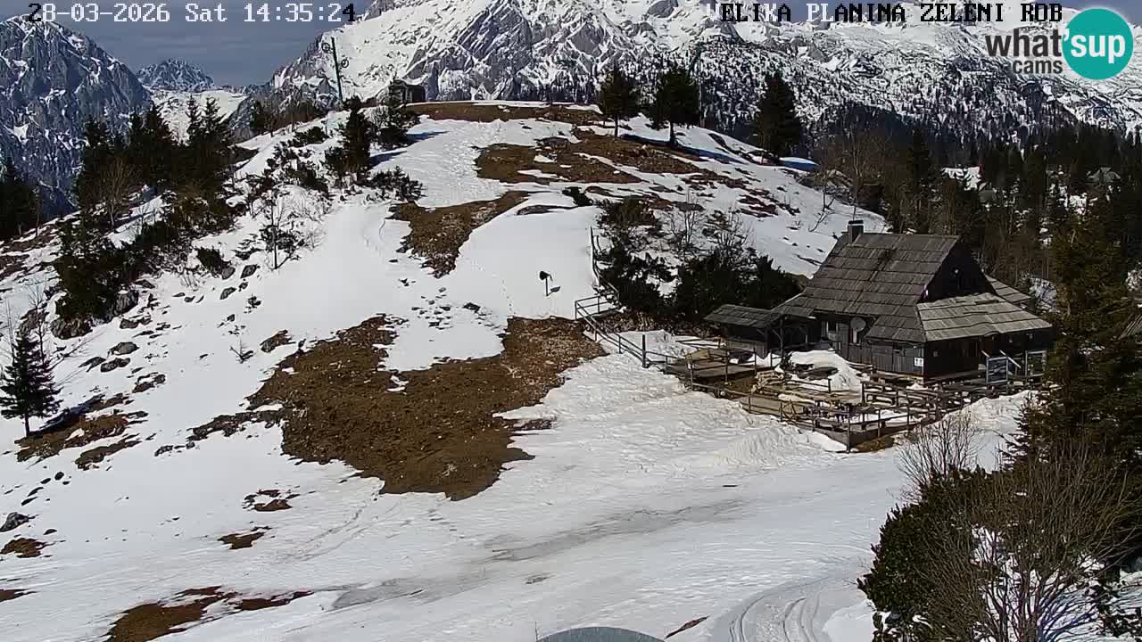 Zeleni Rob | Webcam live Velika Planina