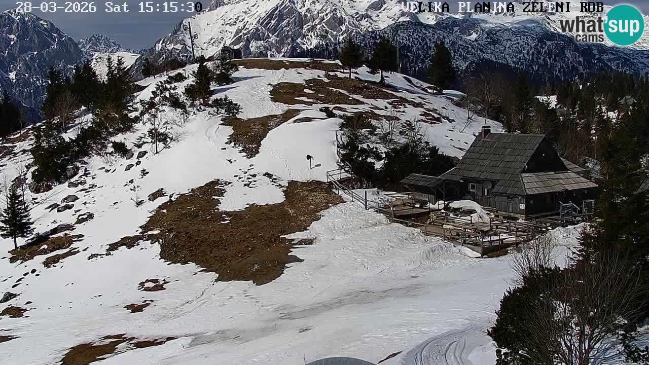 Zeleni Rob – Webcam live | Velika Planina