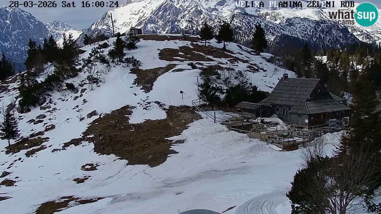 Zeleni Rob | Web kamera Velika Planina