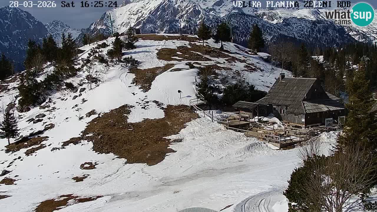 Zeleni Rob – Webcam live | Velika Planina