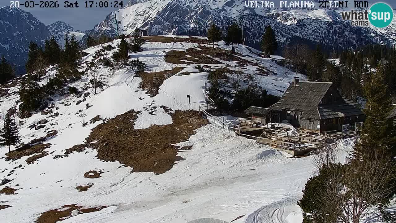 Zeleni Rob – Webcam live | Velika Planina