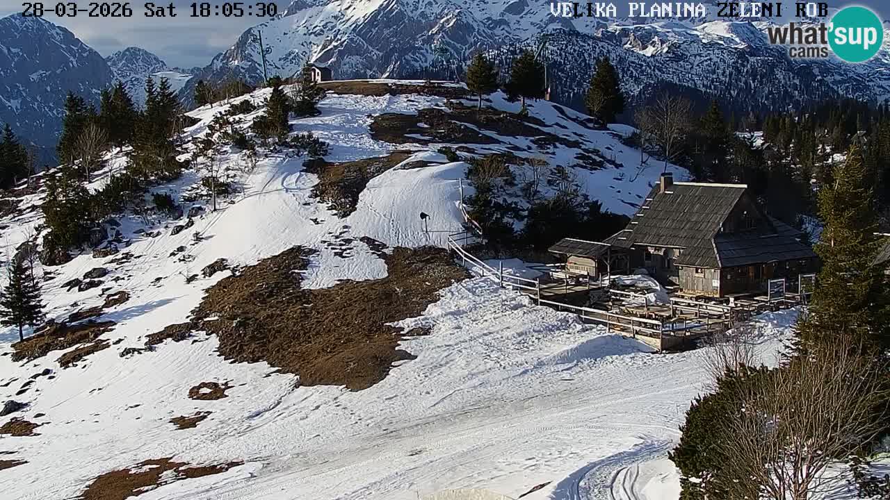 Zeleni Rob | Web kamera Velika Planina