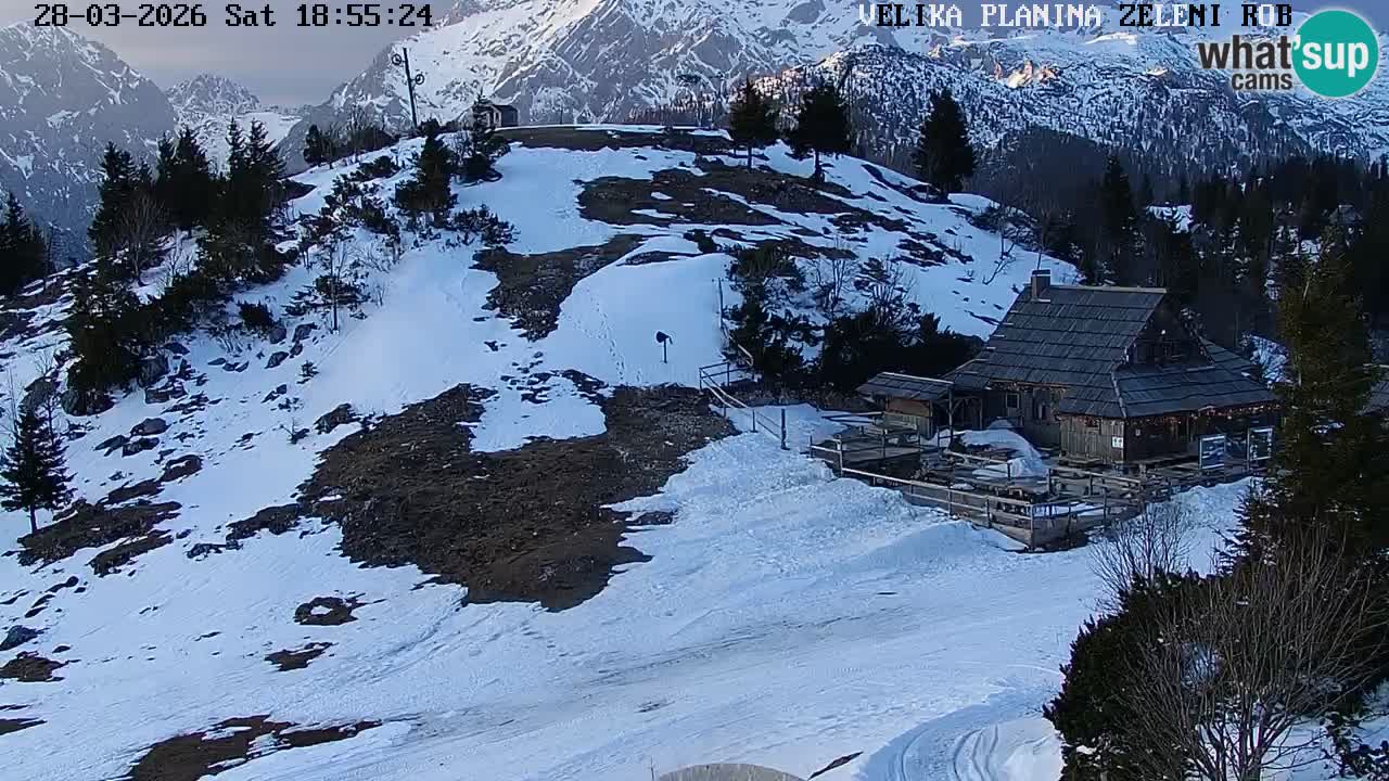 Zeleni Rob – Webcam live | Velika Planina