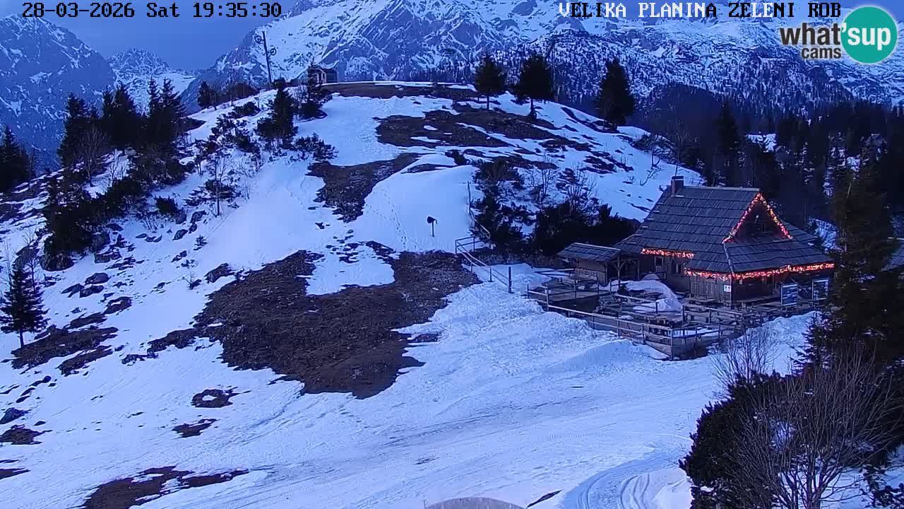 Zeleni Rob – Webcam live | Velika Planina
