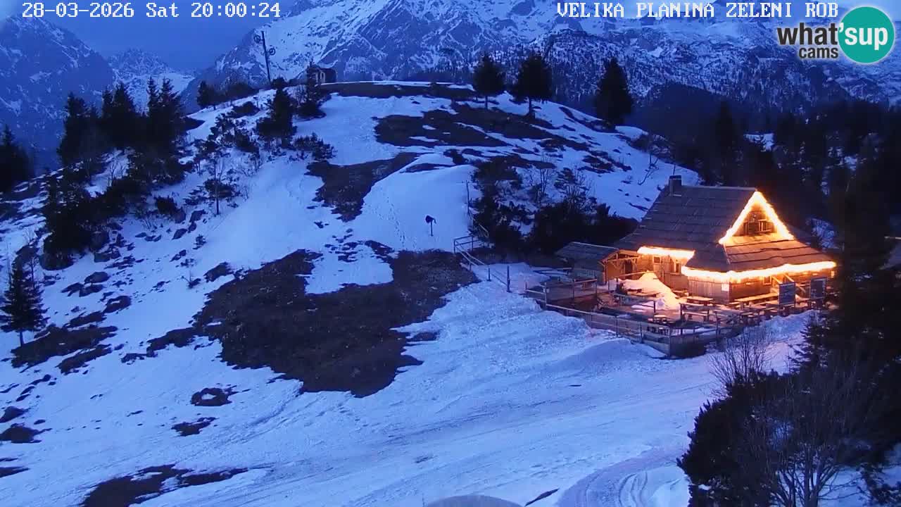 Zeleni Rob | Webcam live Velika Planina