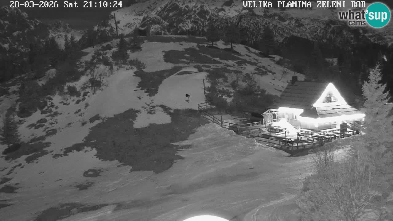 Zeleni Rob – Webcam live | Velika Planina