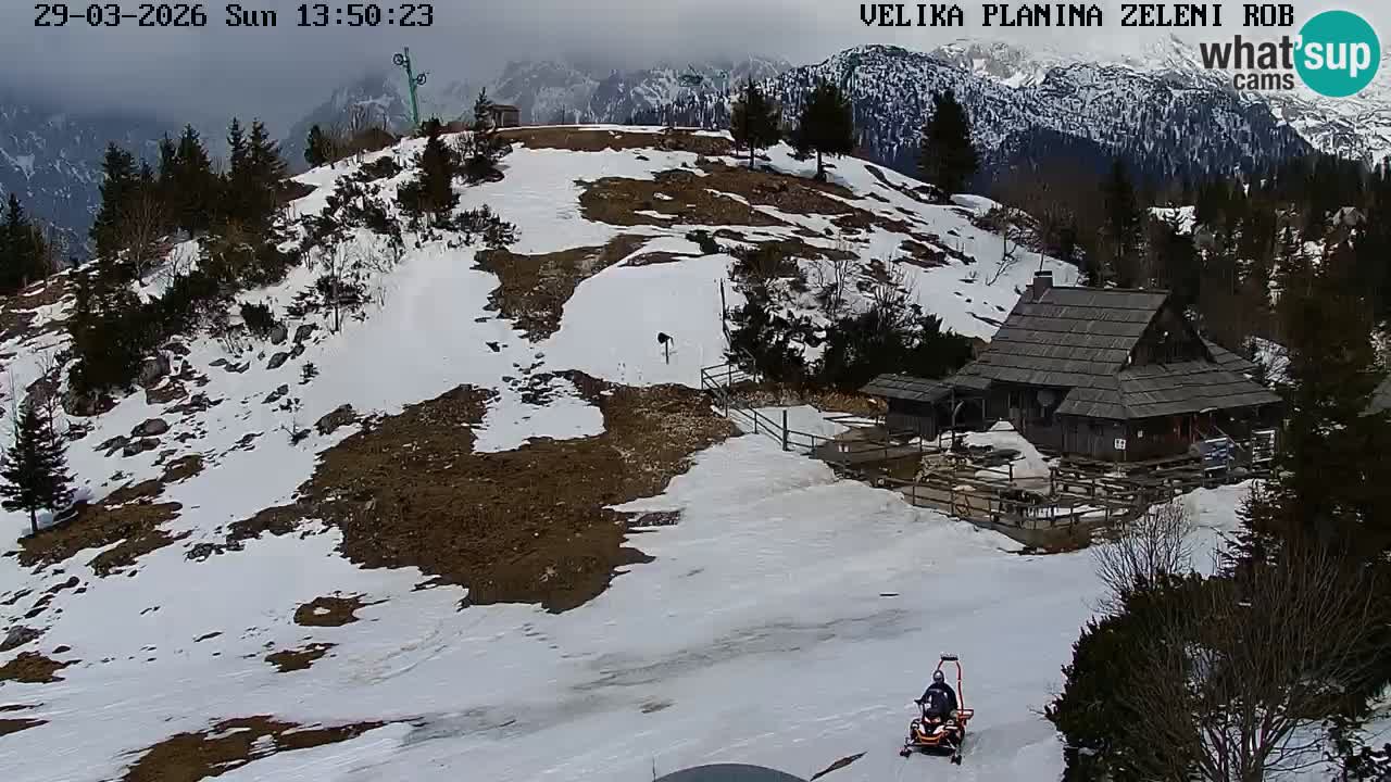 Zeleni Rob – Webcam live | Velika Planina
