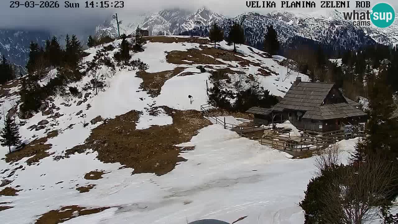 Zeleni Rob – Webcam live | Velika Planina