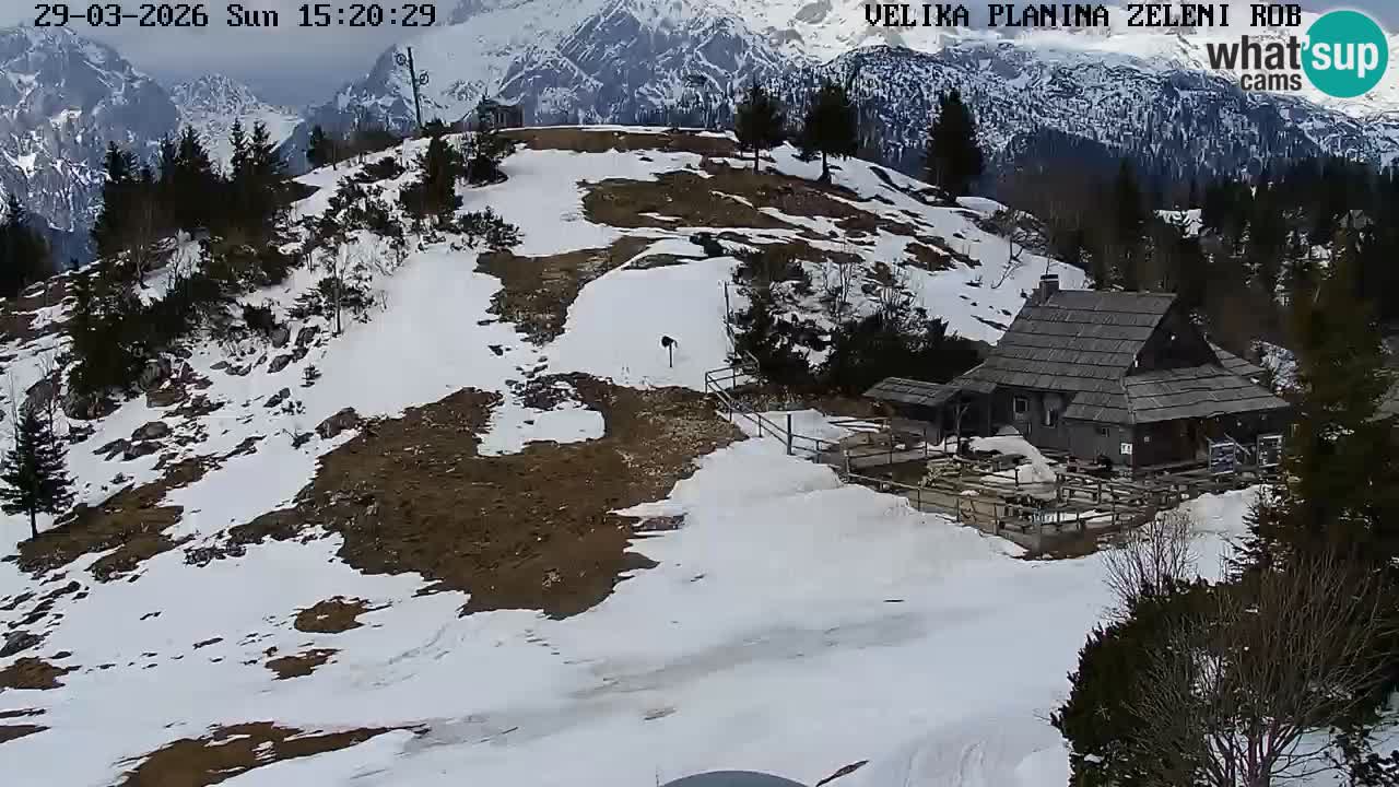 Zeleni Rob – Webcam live | Velika Planina