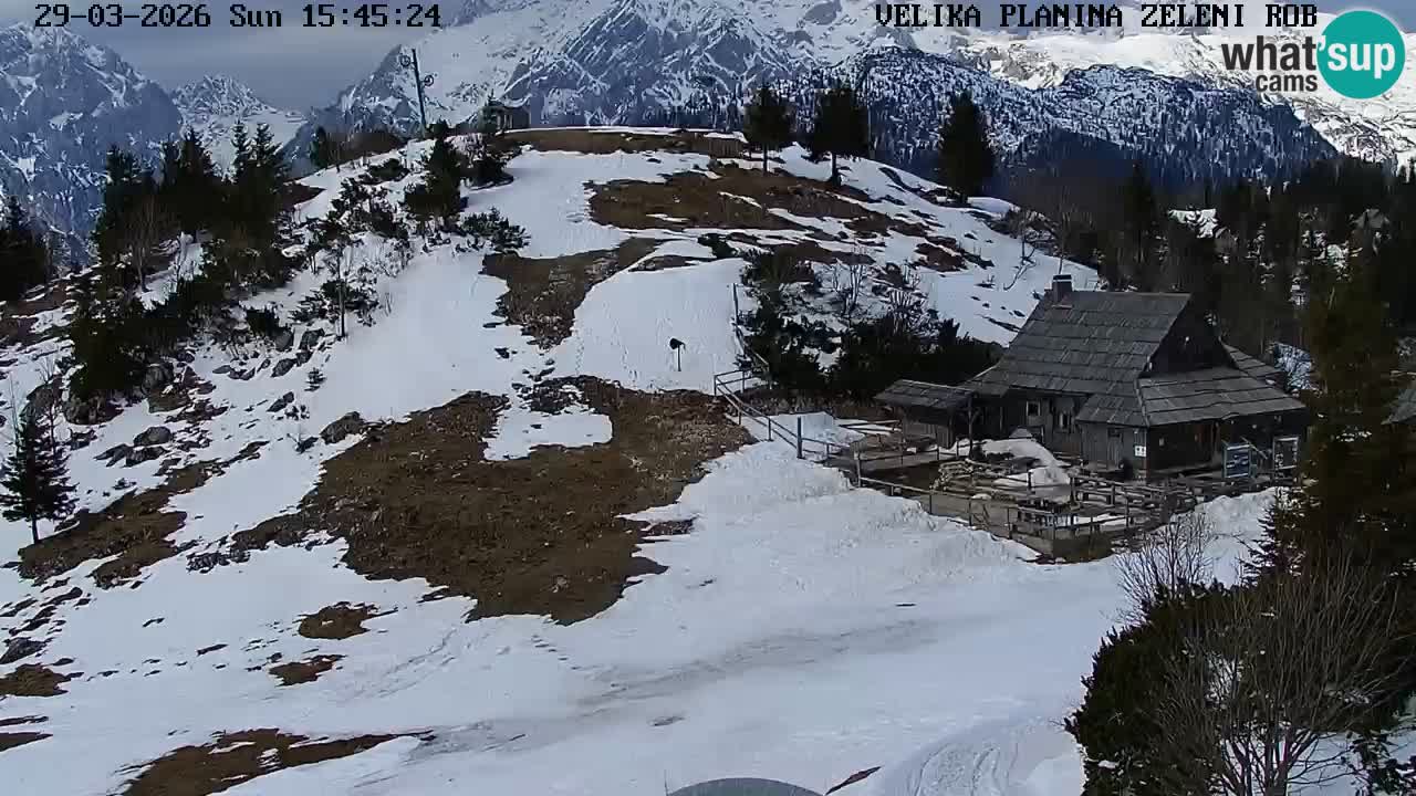 Zeleni Rob – Webcam live | Velika Planina