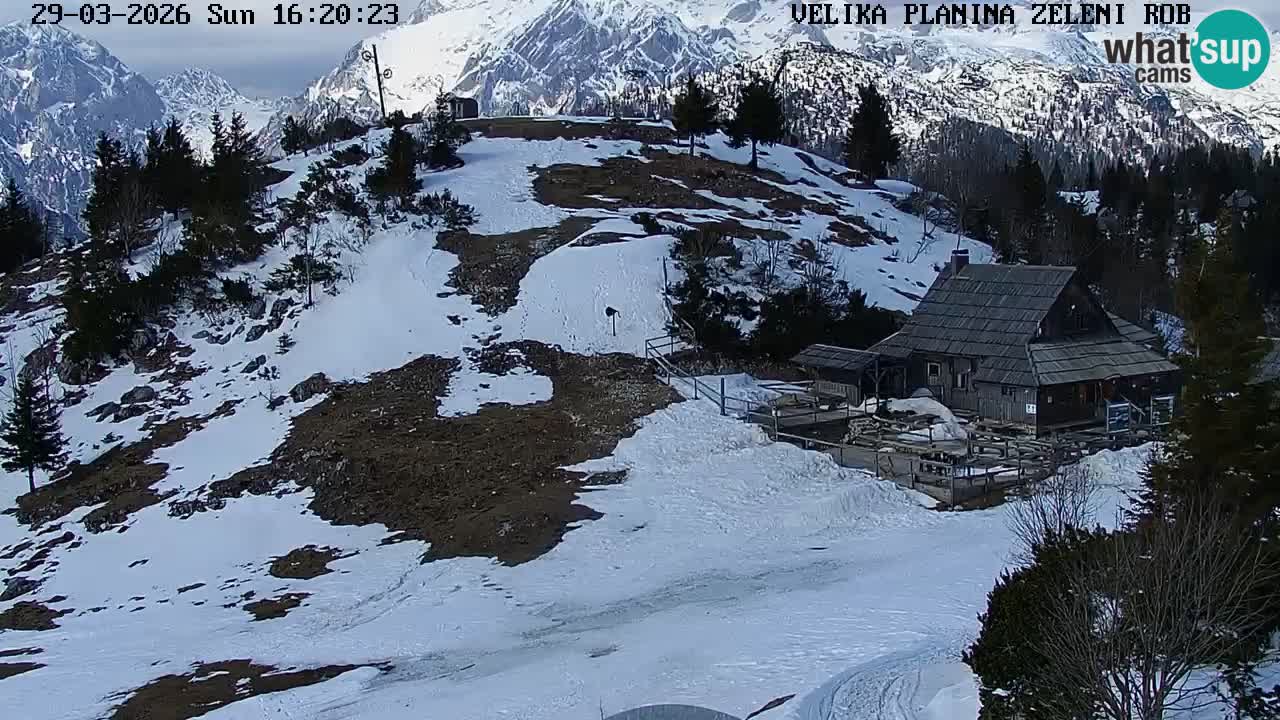 Zeleni Rob – Webcam live | Velika Planina
