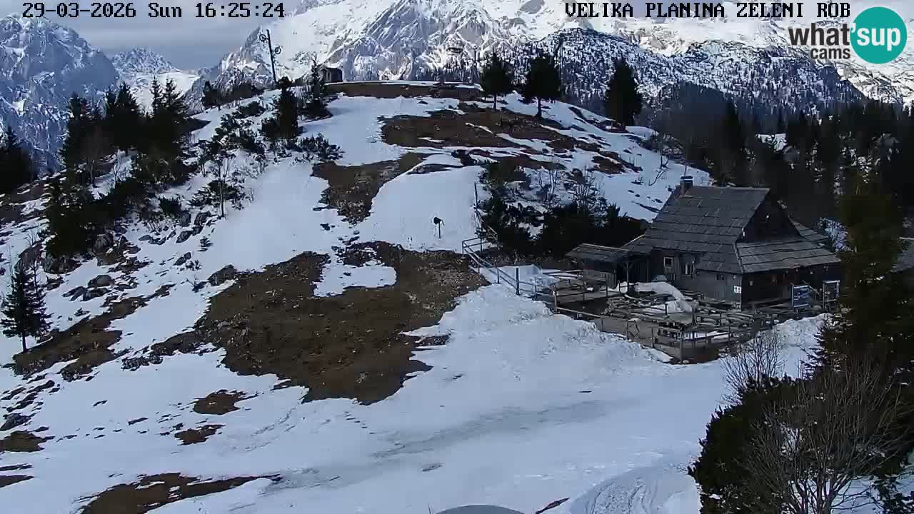 Zeleni Rob – Webcam live | Velika Planina