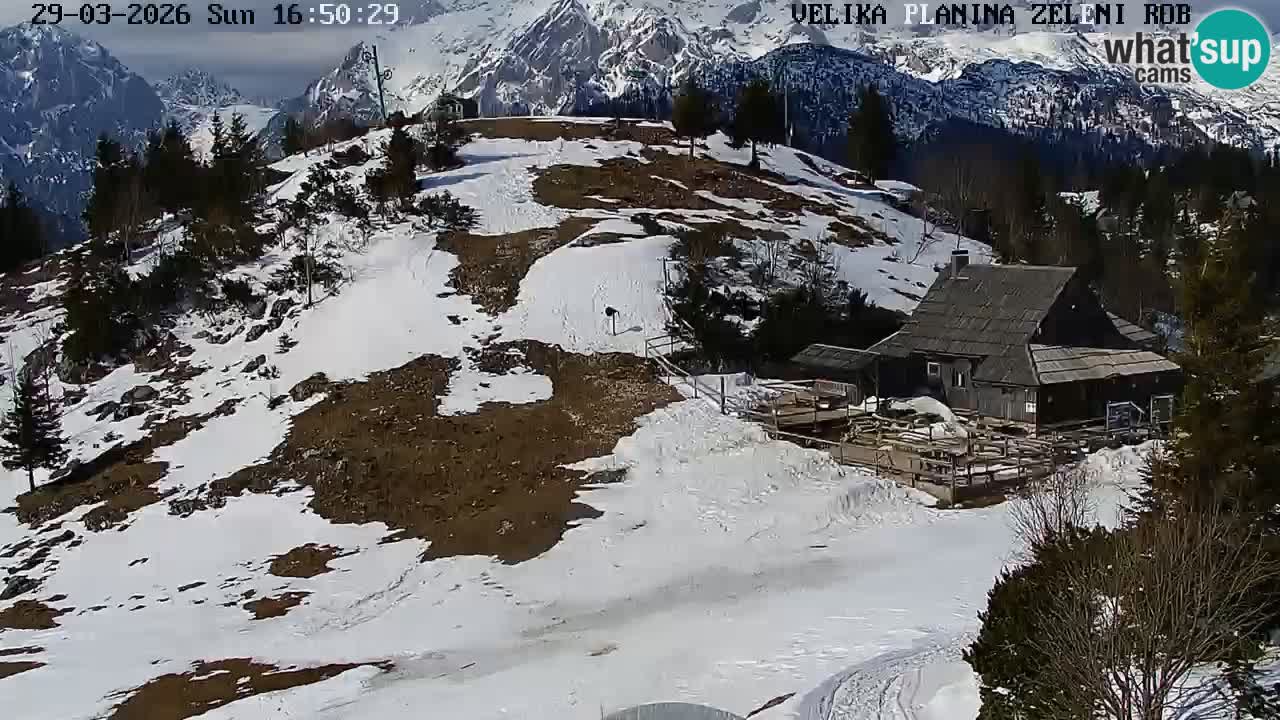 Zeleni Rob – Webcam live | Velika Planina
