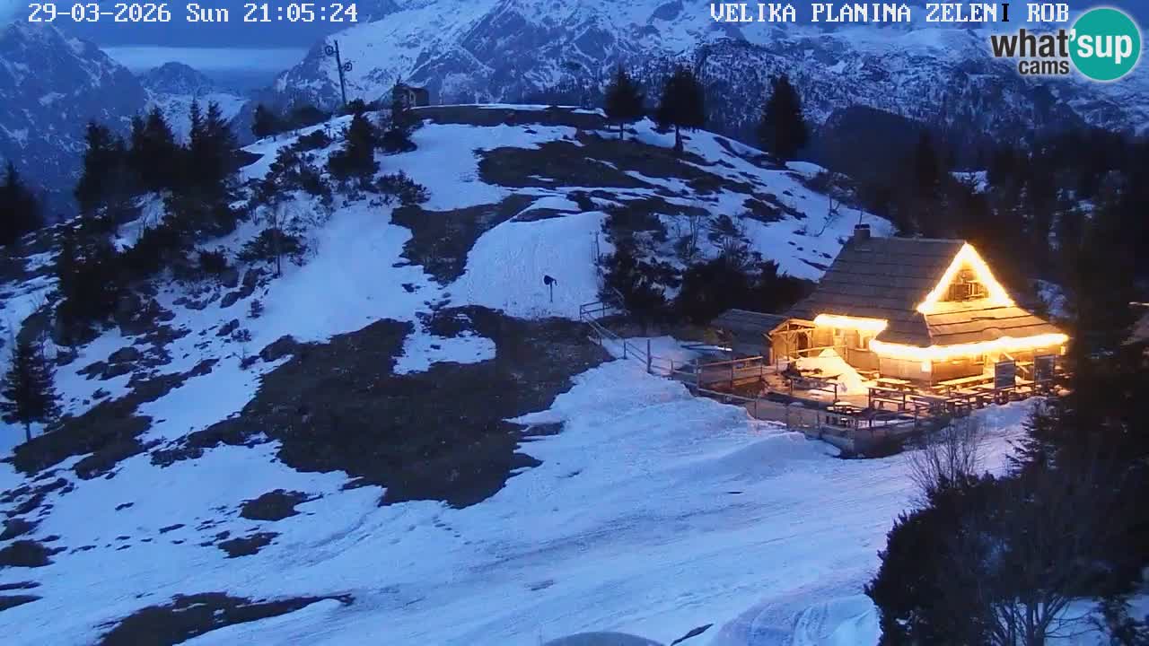 Zeleni Rob | Webcam live Velika Planina