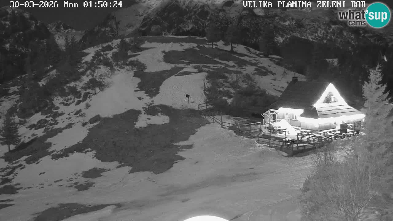 Zeleni Rob – Webcam live | Velika Planina