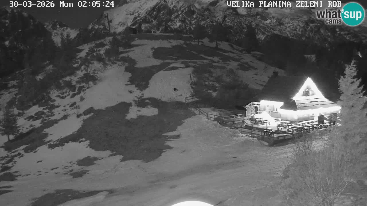 Zeleni Rob | Webcam live Velika Planina