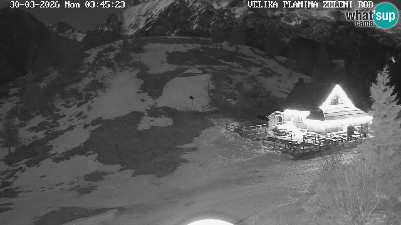 Zeleni Rob | Web kamera Velika Planina